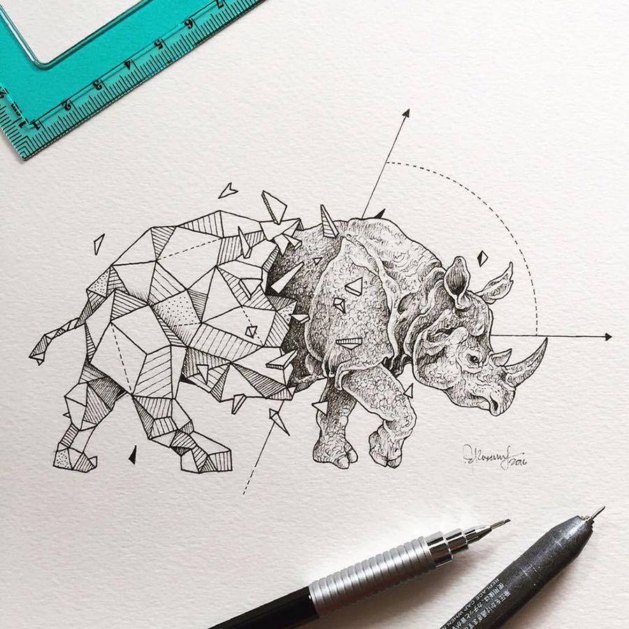 Kerby Rosanes The Author Of "Animorphia" Creates Some Rad Graphics