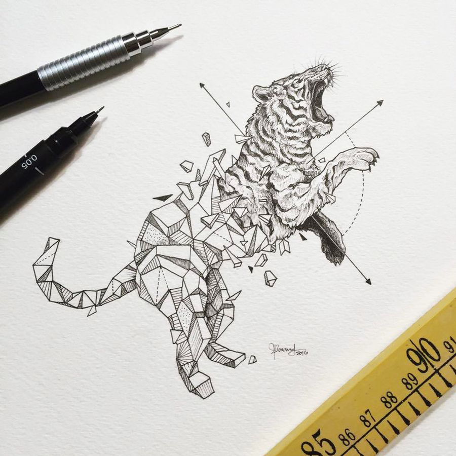 Kerby Rosanes The Author Of "Animorphia" Creates Some Rad Graphics