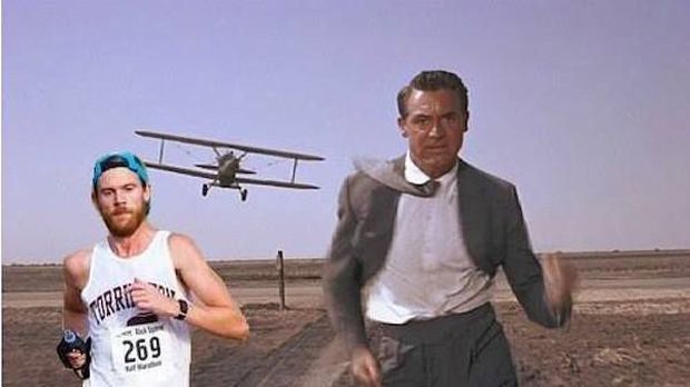 Stephen Pretack Posted A Picture Of Him Running And One Friend Photoshopped It, The Situation Quickly Got Out Of Hand