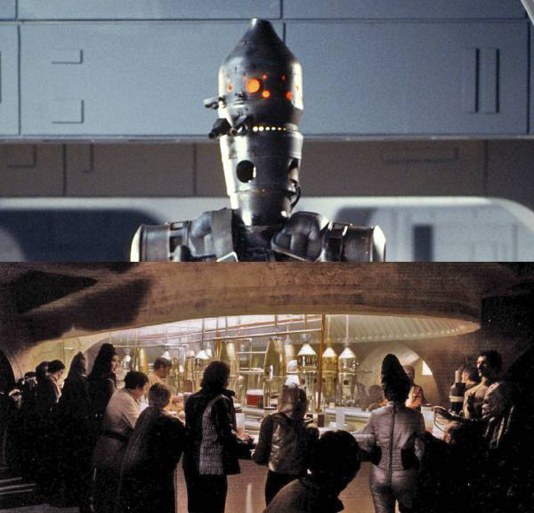 Speaking of Star Wars IG-88 is a droid bounty hunter in “The Empire Strikes Back”, and his creation was somewhat of a joke. The crew looked around the previous film set and came up with the idea for his design, which included a drink dispenser from the Mos Eisley cantina.