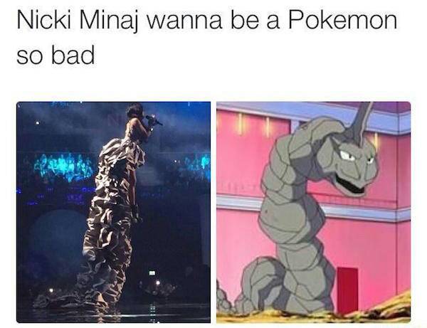 pokemon nicki minaj meme - Nicki Minaj wanna be a Pokemon so bad