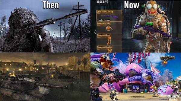 call of duty then and now - Xbox Live Then t. Now ver een Gayatinar Paa