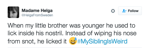 14 Proofs Siblings Are Weird