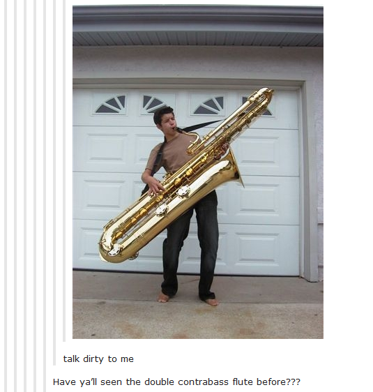And of course someone had to show off his instrument.