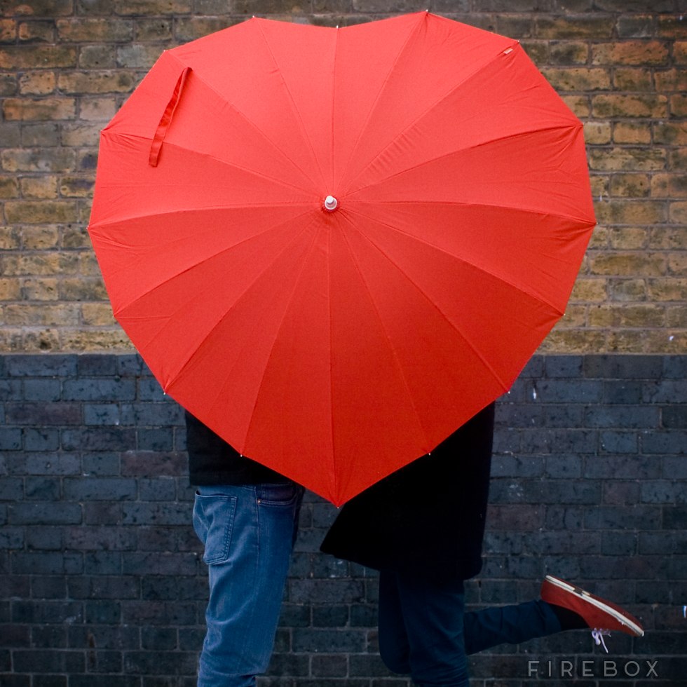 Heart umbrella - $34