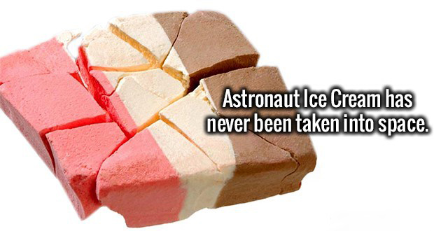 space ice cream transparent - Astronaut Ice Cream has never been taken into space.