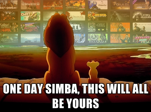 parent gamer meme - latedEFEAT Daydefeat One Day Simba, This Will All Be Yours