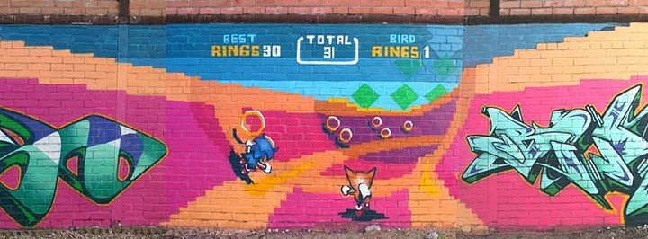 sonic the hedgehog graffiti - Rest Rings 3D Total 31 Bird Rings 1