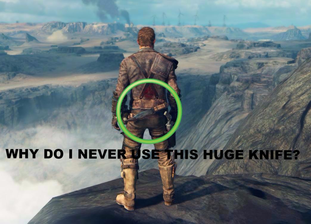 funny pictures gamers - Why Do I Never Use This Huge Knife?