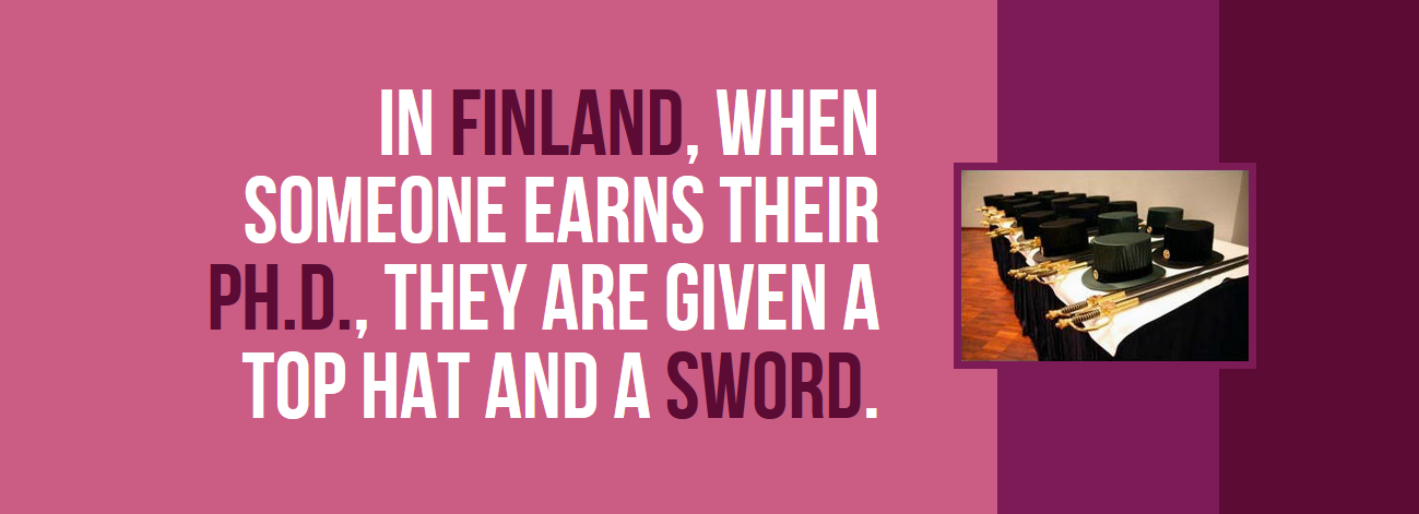 ferrari s.p.a. - In Finland, When Someone Earns Their Ph.D., They Are Given A Top Hat And A Sword.