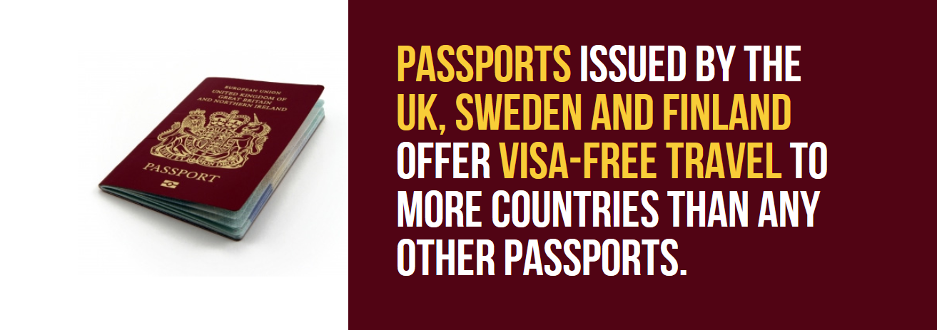 quotes - Furrean Union Enited Kingdom Of Great Britain And Northern Ireland Cer Se Passport Passports Issued By The Uk, Sweden And Finland Offer VisaFree Travel To More Countries Than Any Other Passports.