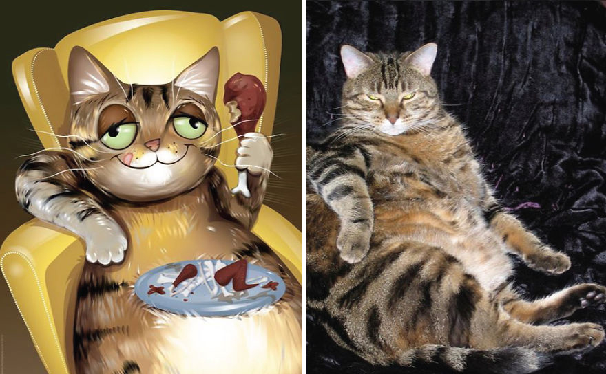 Artist Draws Illustrations Of Pets Based On Owners Description