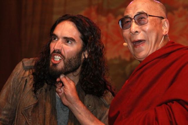 Dalai Lama and Russell Brand