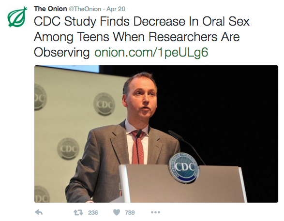 Sensational News From The Onion