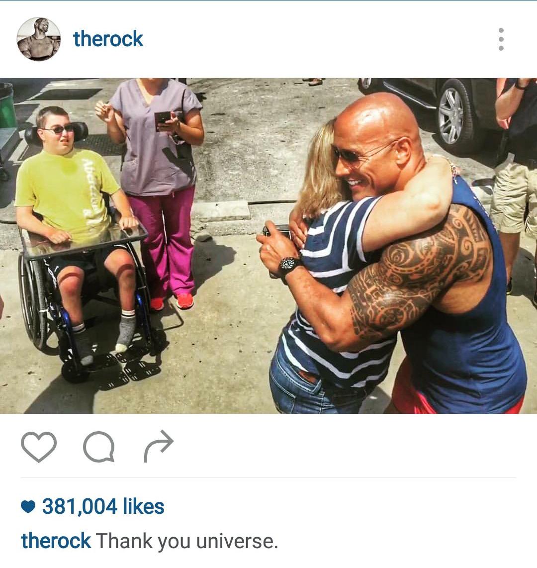 The Rock Proves Once Again How Awesome He Is
