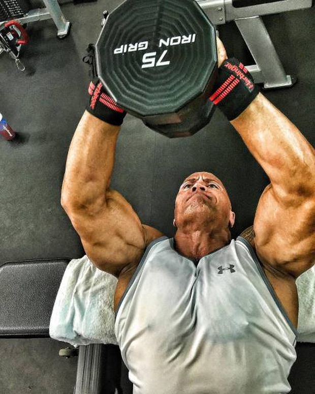He can lift this without fear of smashing his head and take a selfie while he does it.