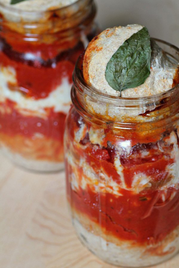 Pizza in a jar