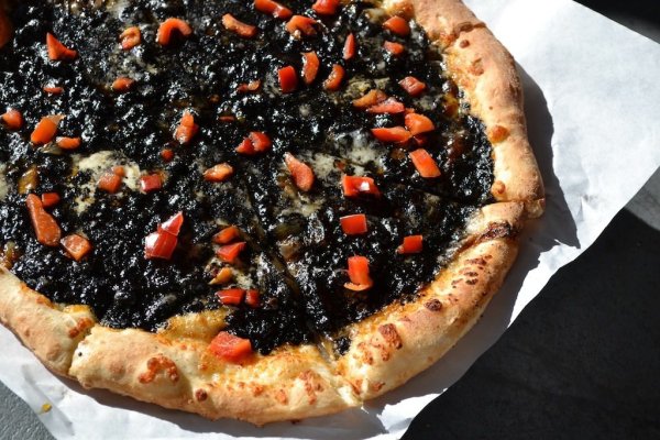 Squid Ink Pizza