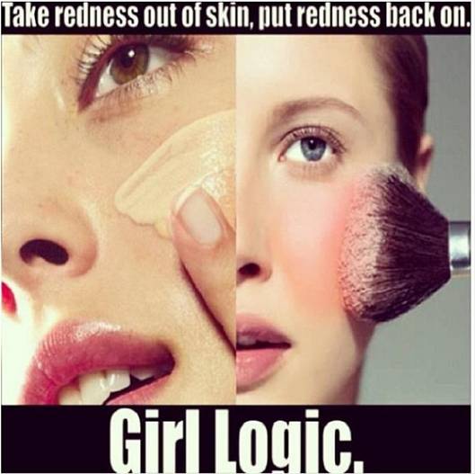 kids logic quotes - Take redness out of skin, put redness back on. Girl Logic.