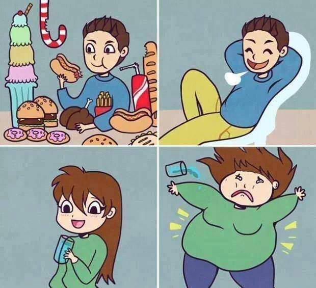 men vs women weight loss funny