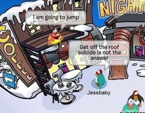 34 Of The Most WTF Things Happening At Club Penguin