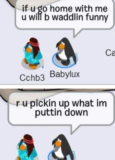 34 Of The Most WTF Things Happening At Club Penguin