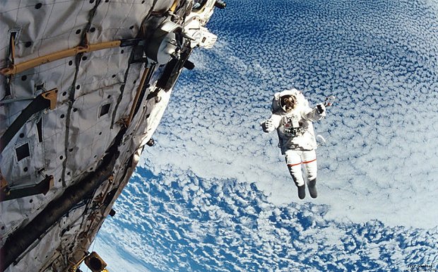 Go outside without a spacesuit. Technically you could do that, if you outsmart all other astronauts, only to find out you will suffocate in about 25 seconds, loose consciousness and never wake up.