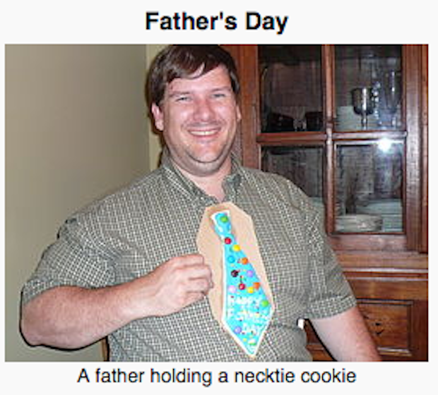 fathers day wikipedia - Father's Day A father holding a necktie cookie