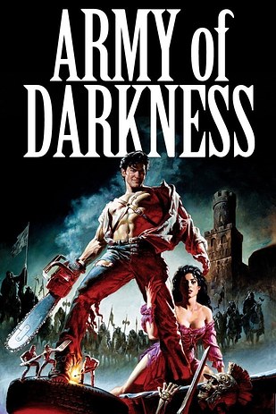 The Evil Dead influence: There’s a plot surrounding a demon invasion, the chainsaw is a playable weapon, and the original cover is very similar to the cover of the third Evil Dead installment, Army of Darkness.