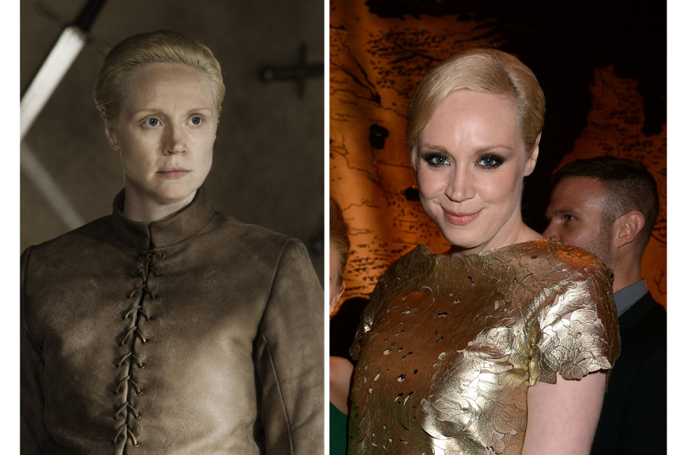 Gwendoline Christie as Brienne of Tarth
