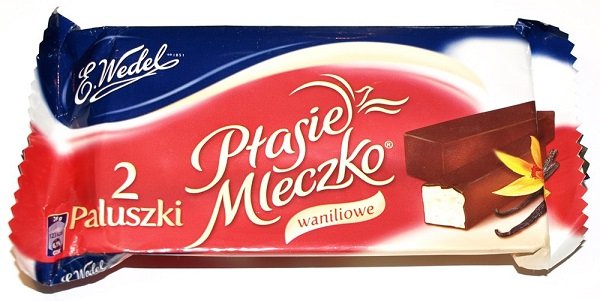 POLAND, PTASIE MLECZKO. The candy is a light, meringue center with a chocolate glaze coating the outside. The name translates to "Bird Milk" which comes from a Polish legend and means something rare and tasty.