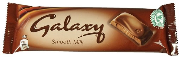 SAUDI ARABIA, GALAXY. Galaxy is actually Dove Chocolate (this is also the name they’re given in the UK). The two products are practically identical, right down to their design style.