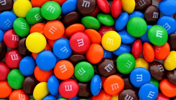 U.S., M&M's. Statistics show that M&M's are the candy most beloved by US.