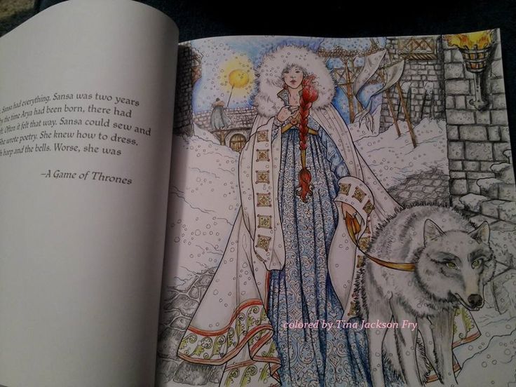 Official Game Of Thrones Coloring Book. Red Wedding? Why not green?