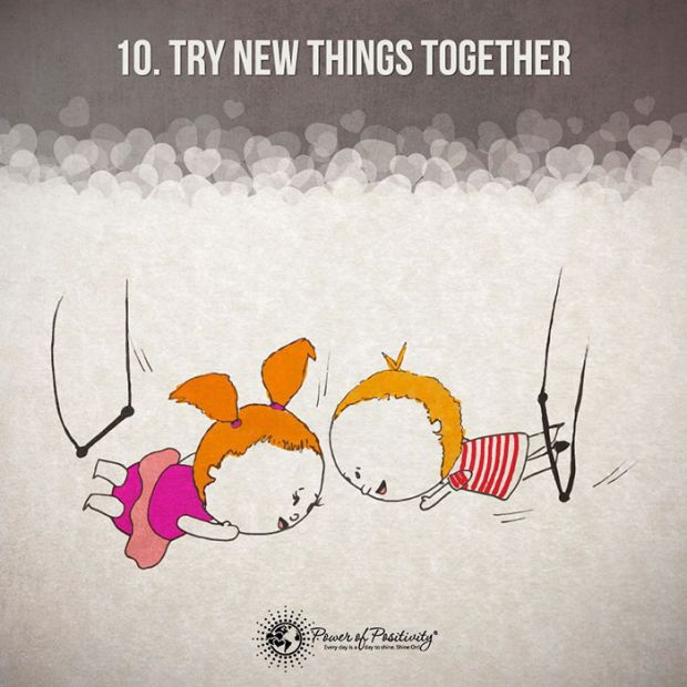 4 years in a relationship - 10. Try New Things Together Power of Positivity