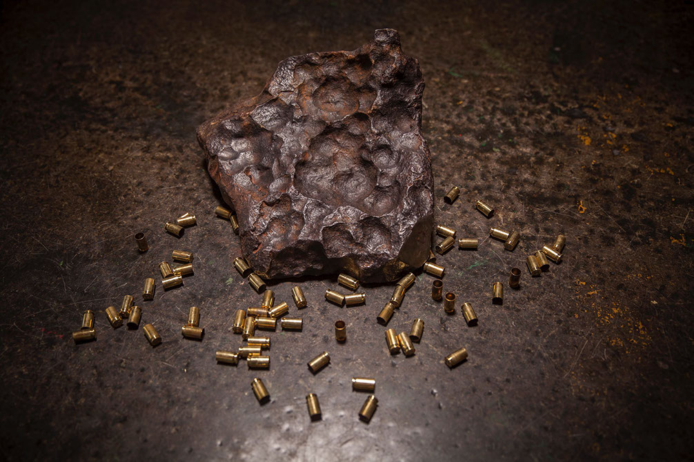 The company made a set of guns that are 4,5 Billion years old.