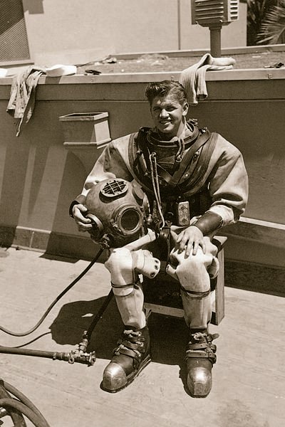 1940s Navy diver.