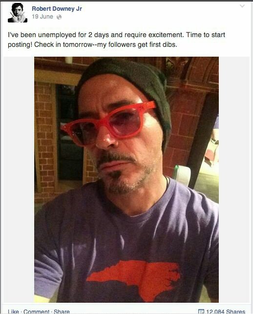 My Entry For Robert Downey Jr Tuesday