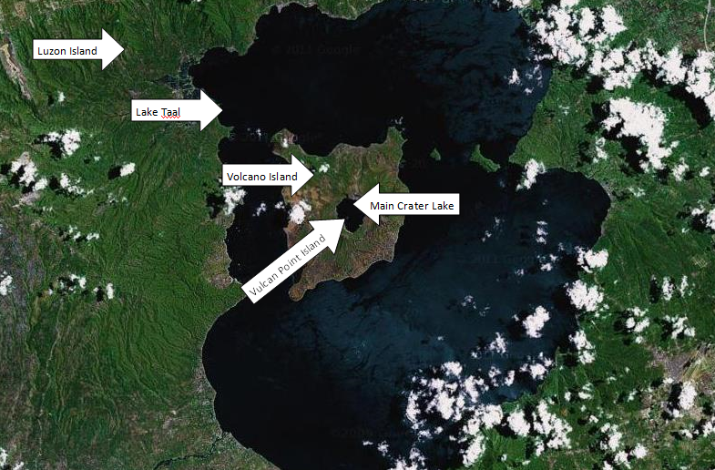 The Lake Inside Of A Lake. Found by map enthusiasts that carefully scrub Google Earth, the world's biggest island-in-a-lake-located-ON-an-island-in-a-lake-located-on-an-island-itself was discovered near Northern Canada several years ago. This narrow, tilde-shaped strip of land - measuring only four acres in size - floats quietly in the center of a small lake that itself is encapsulated by another, larger island that resides inside a mass of finger lakes located about 75 miles from the coast of Victoria Island.