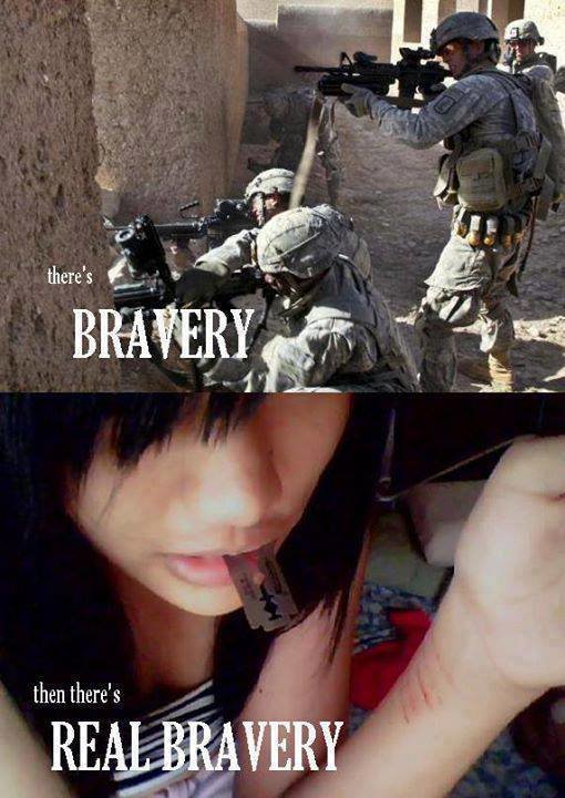 bravery real bravery - there's Bravery then there's Real Bravery