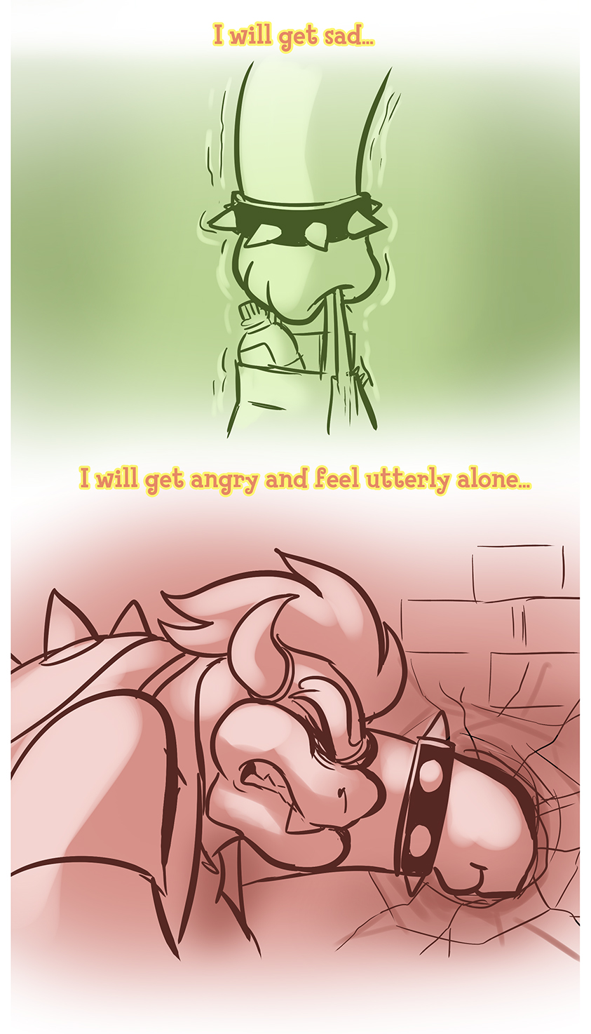 mario cart sad bowser comic - I will get sad. I will get angry and feel utterly alone