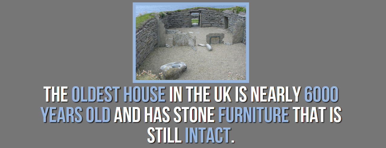royal national lifeboat institution - The Oldest House In The Uk Is Nearly 6000 Years Old And Has Stone Furniture That Is Still Intact.