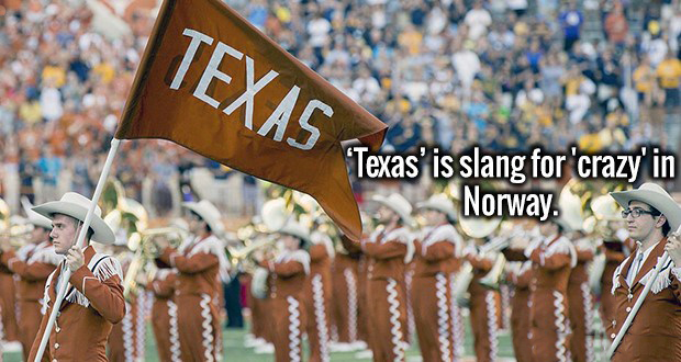 fan - Texas Teras Texas' is slang for'crazy'in Norway. www