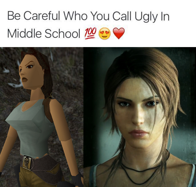 tomb raider 2013 lara - Be Careful Who You Call Ugly In Middle School 200