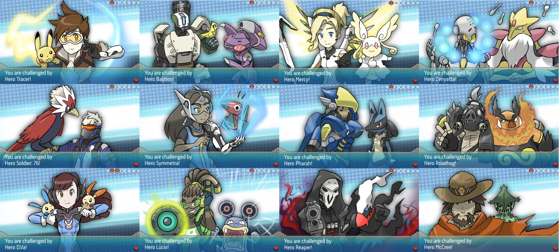 overwatch pokemon - You are th ereby You Ners Bal by You are a b Her Soldier 78 Yuthale Her Synimet by or college Youth Nesteg by Pert You and by You malt Herling You are challenged by