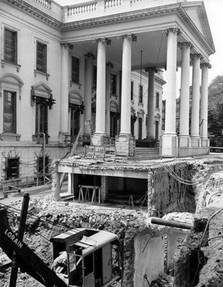 Harry S. Truman spent 54 million dollars on renovating the White House after he was taking a bath and the tub broke through the floor to land on a chandelier below. The President managed to jump out of the tub just in time and decide it was definitely time to renovate.