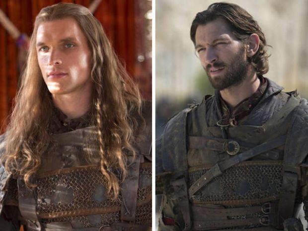 Daario Naharis. Before medieval plastic surgery in “Second Sons” (season 3, episode 8) and after medieval plastic surgery in  “The Winds of Winter” (season 6, episode 10).
