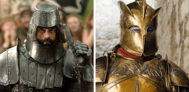 Gregor "The Mountain" Clegane. Alive in “Cripples, Bastards, and Broken Things” (season 1, episode 4) and "alive" in “The Winds of Winter” (season 6, episode 10).