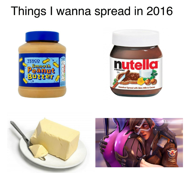 licky bum bum meme - Things I wanna spread in 2016 Tesco Smooth Peanut Butter nutella