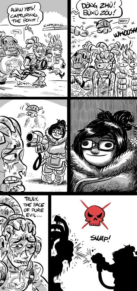 overwatch mei comics - Awwyes! Capturing The Powst! Dong Zhu! 2 Bux Zou! X Beep Ebb Whoosh H ra Yond 07 Truly, The Face Of Pure Evil... Mue Wya Swap! 2 Ww